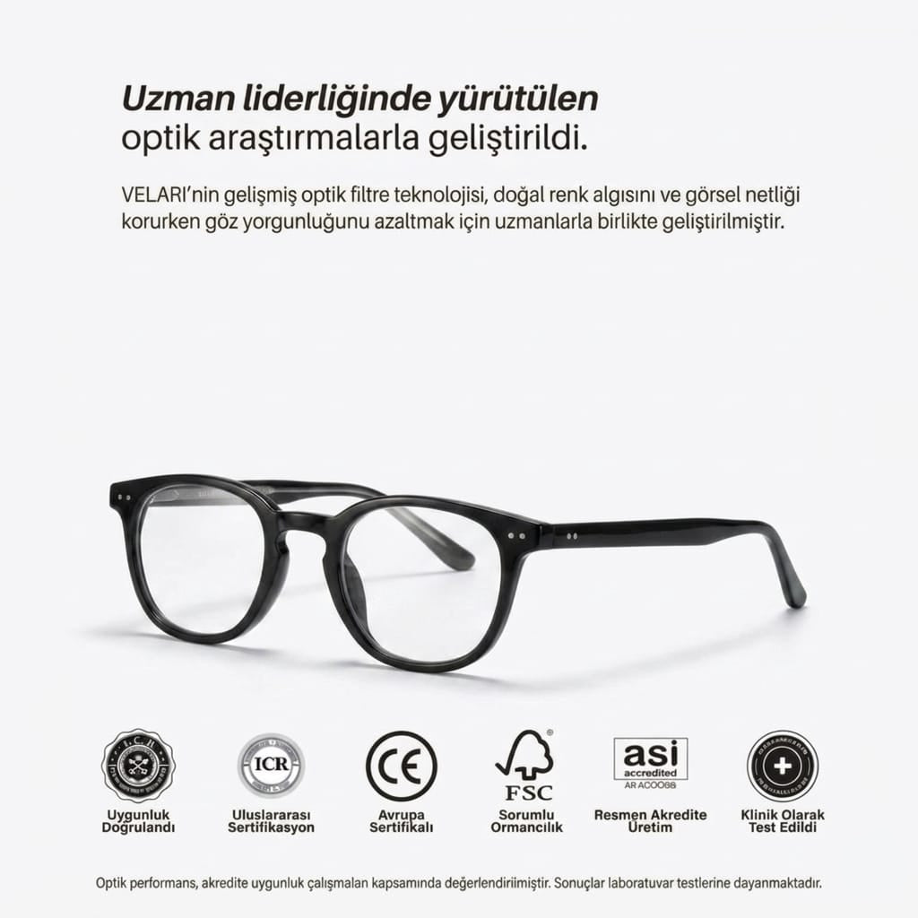 Velari Berrak Serisi - Şeffaf Lens