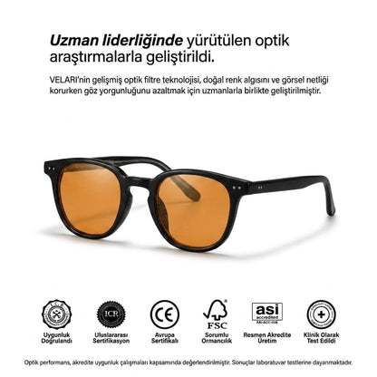Velari Gün Batımı Serisi - Turuncu Lens