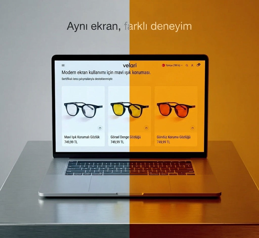 Velari Gün Batımı Serisi - Turuncu Lens